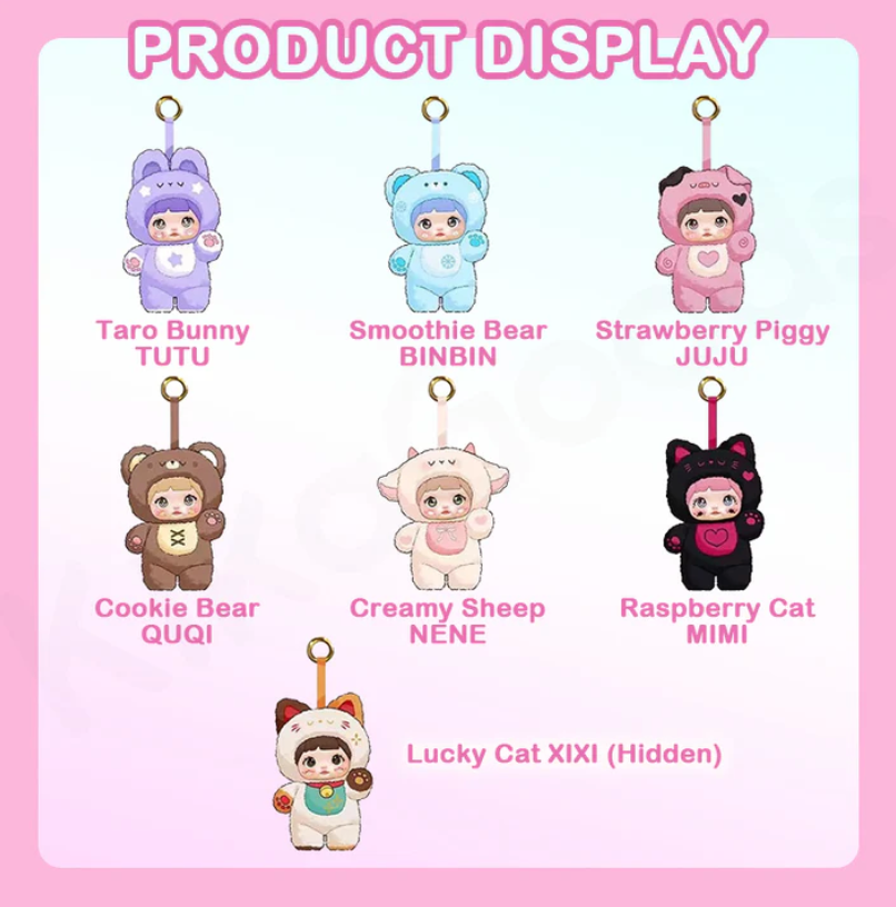 Nommi V1 Loveliness Never Ends Series Plush Blind Box